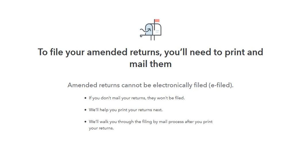 This is my 2019 amended return that TurboTax says I can e-file
