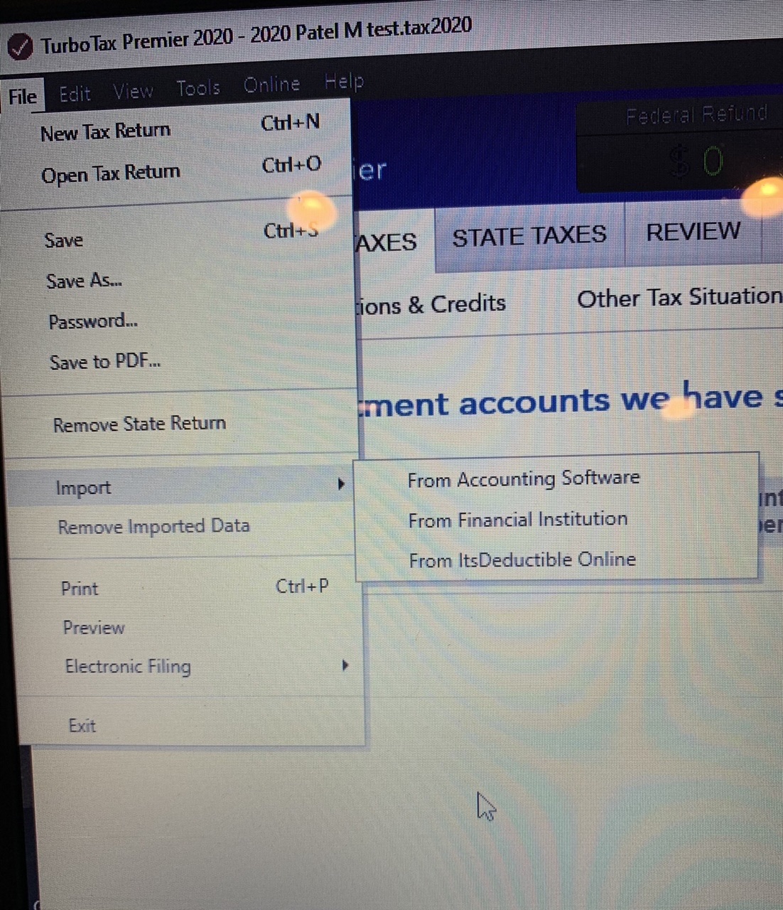 There appears to be a bug with the .txf import in Turbo Tax Premier 2020.  It is not importing the sales category (Box A,B,C,D,etc.) for any of the  transactions). Help!