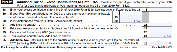 2020 Excess Roth IRA Contribution -f5329.png
