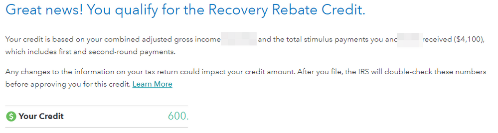 Incorrect rebate amount