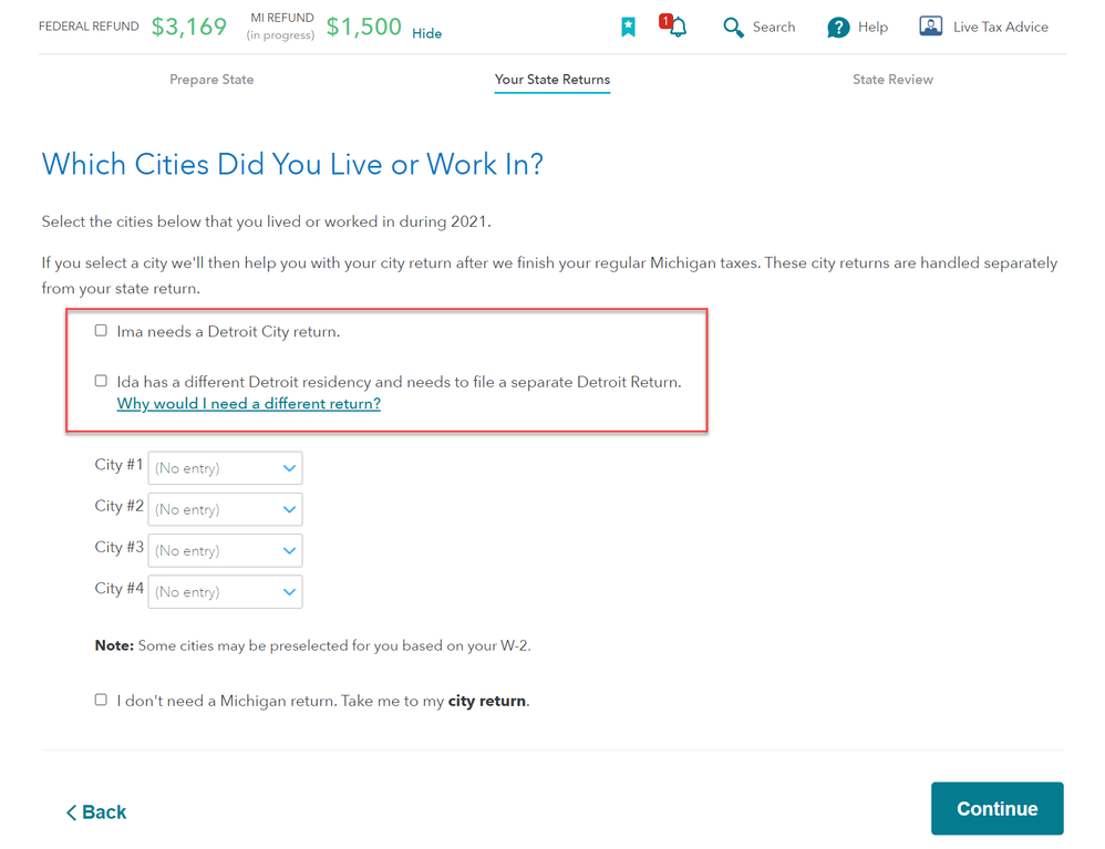 Which Cities Did You Live or Work In?