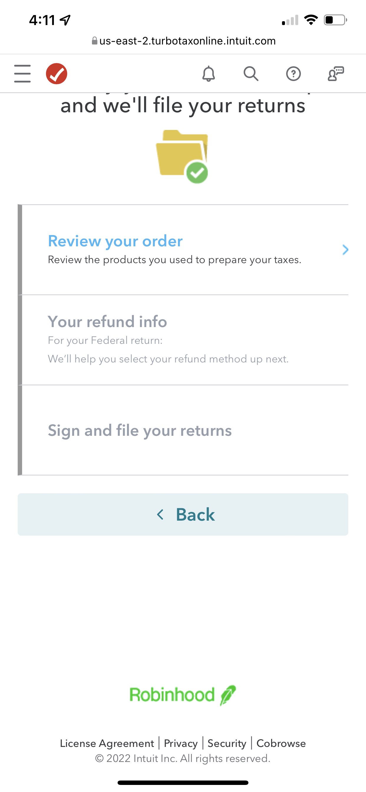 1. How can I un-link my Turbotax account with my Robinhood account? I want  to undo the affiliate link. 2. Can Robinhood access, see, edit or download  our Turbotax data?