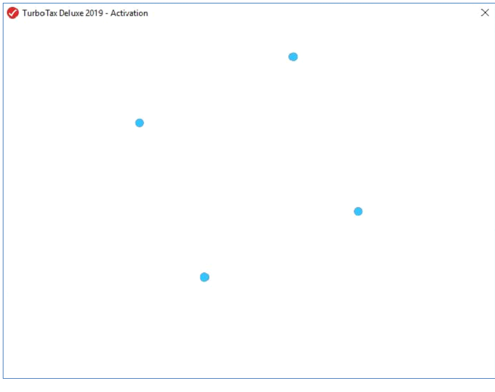 Intuit Activation Server not reached - Example from User of TurboTax Deluxe 2019