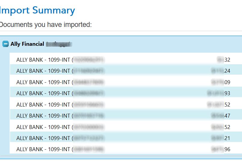 9 forms imported
