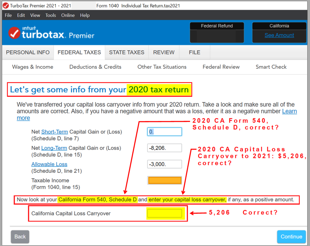 2021 Turbotax Premier Step By Step Questionnaire.PNG