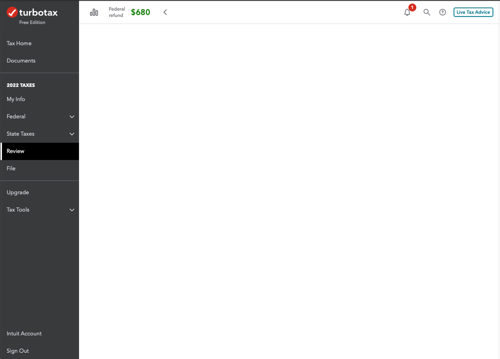 Stays white and won't load