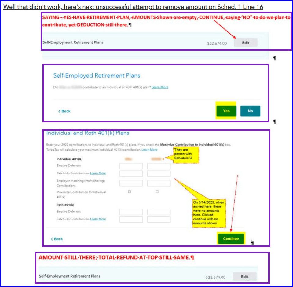 2nd turbotax community post about How do I remove this incorrect SEP donation amount.docx,jpg2.jpg