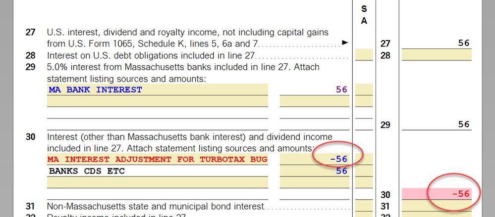 Tubotax State MA Bank Interest Workaround.jpg