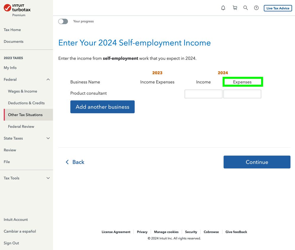 Solved Do health insurance premiums count towards quarterly estimated
