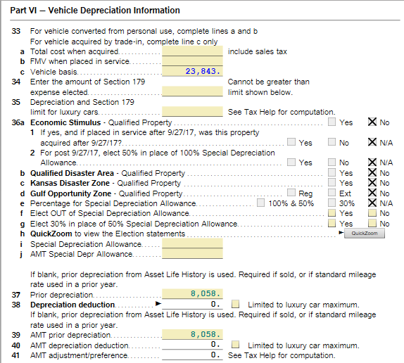 Car and Truck Vehicle Expenses_Part 6-Vehicle Depreciation Info.png