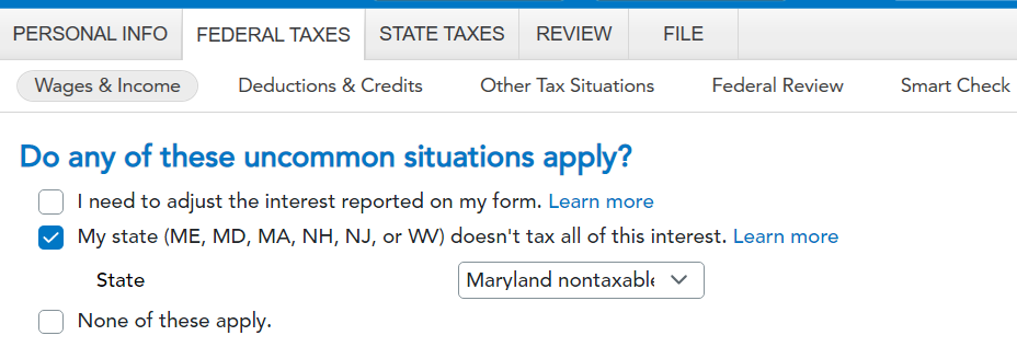 TurboTax Single State Selection.PNG