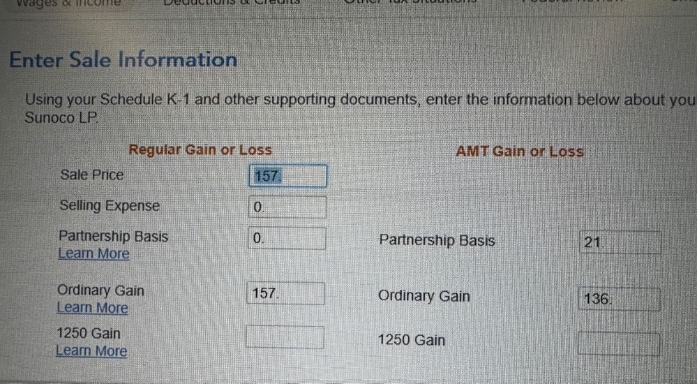 sales info
