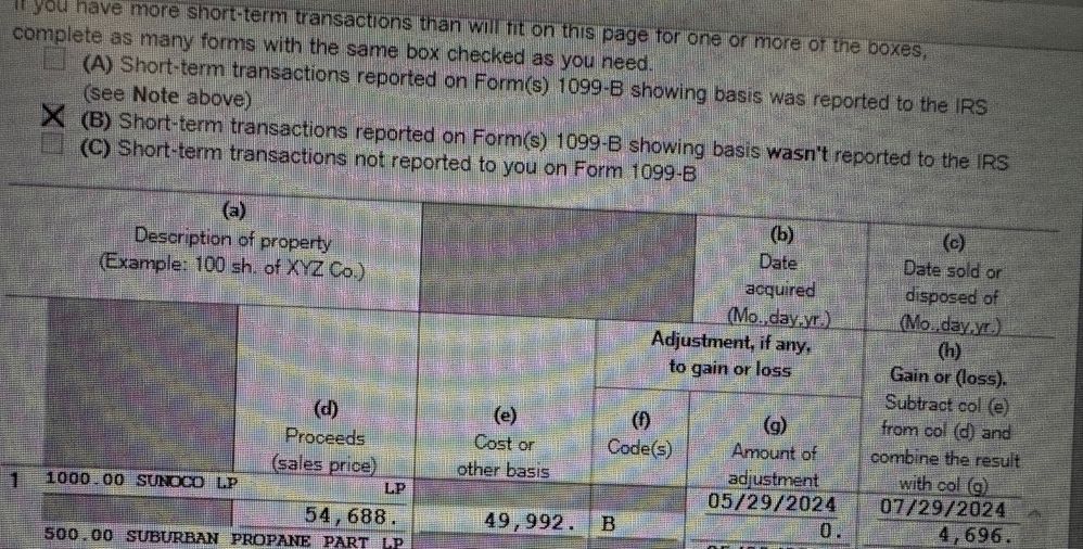 Form 8949