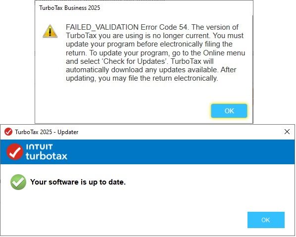 Checked for update shows no updates, but Transmit still gives error.