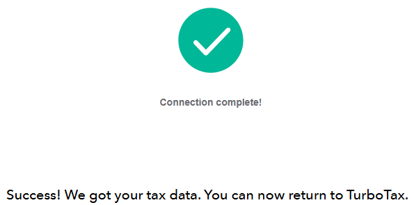 Browser Success message