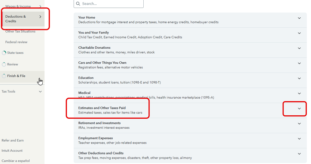 Estimated tax under deductions and credits.png