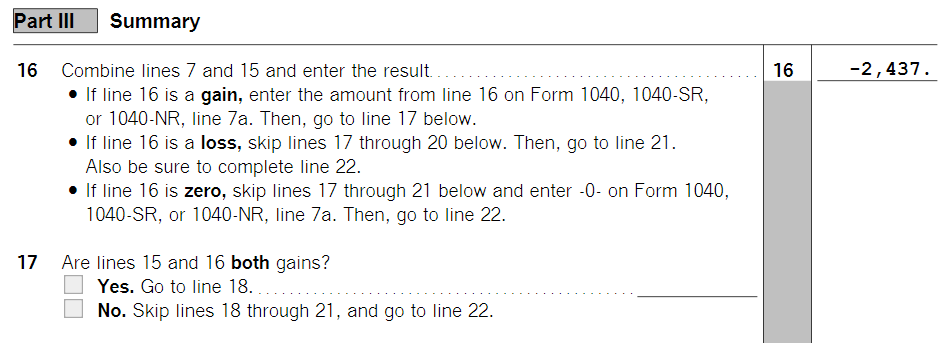 Schedule D (2025) Part III