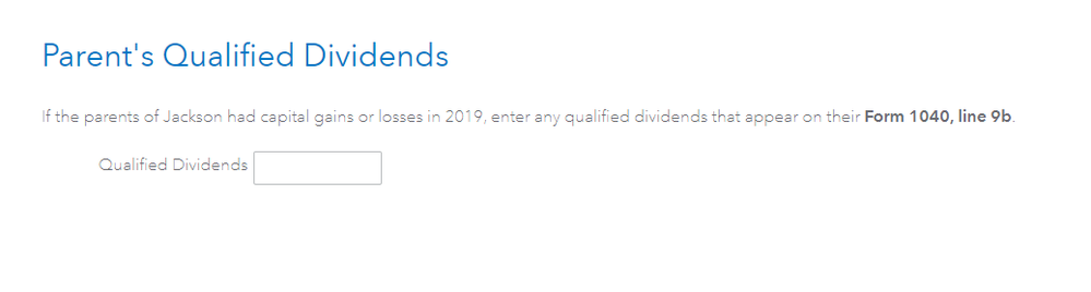 I have this same question. I am under "Child's Income (under age 24)" for my child's return. There isn't a line 9b on form 1040.