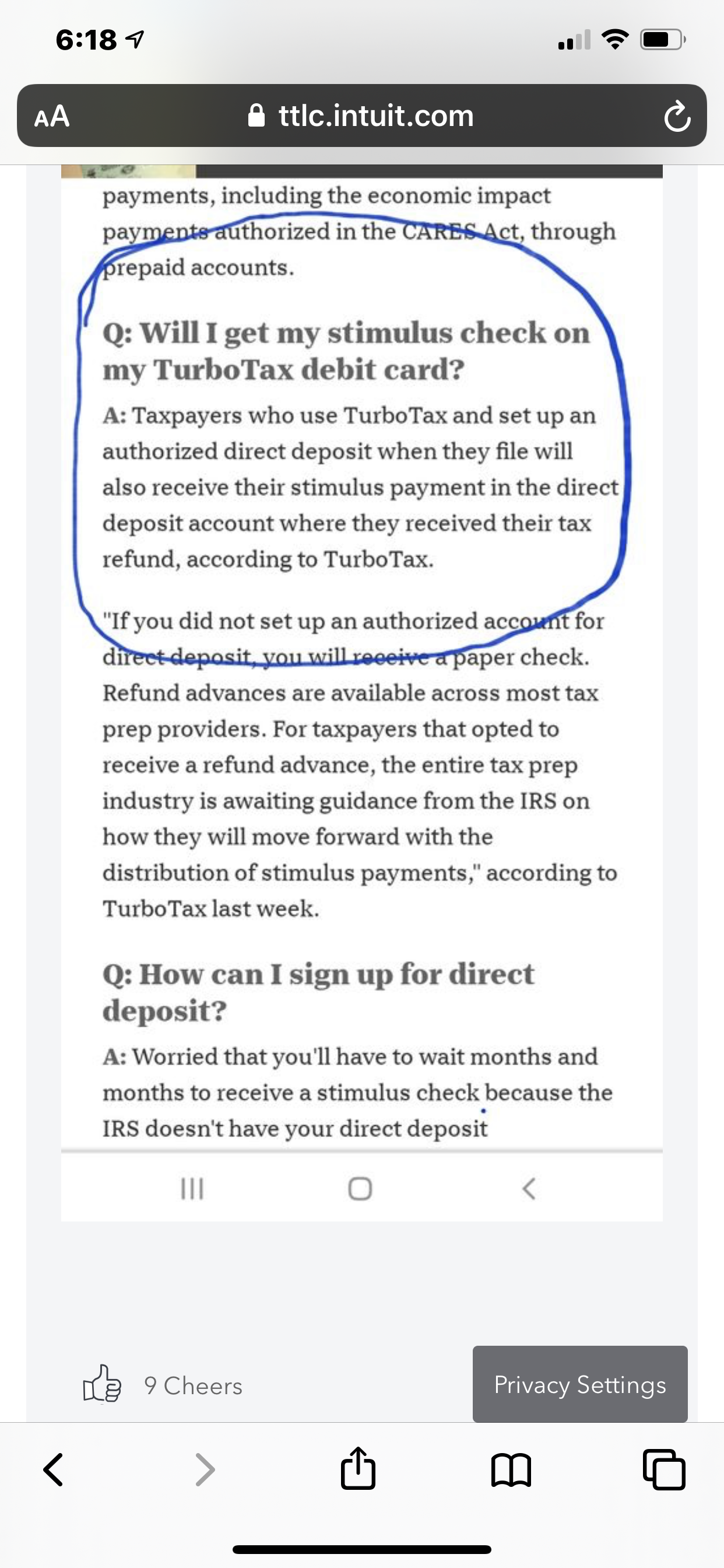 Turbo Tax Seriously Needs To Give Us A Direct Yes Page 4