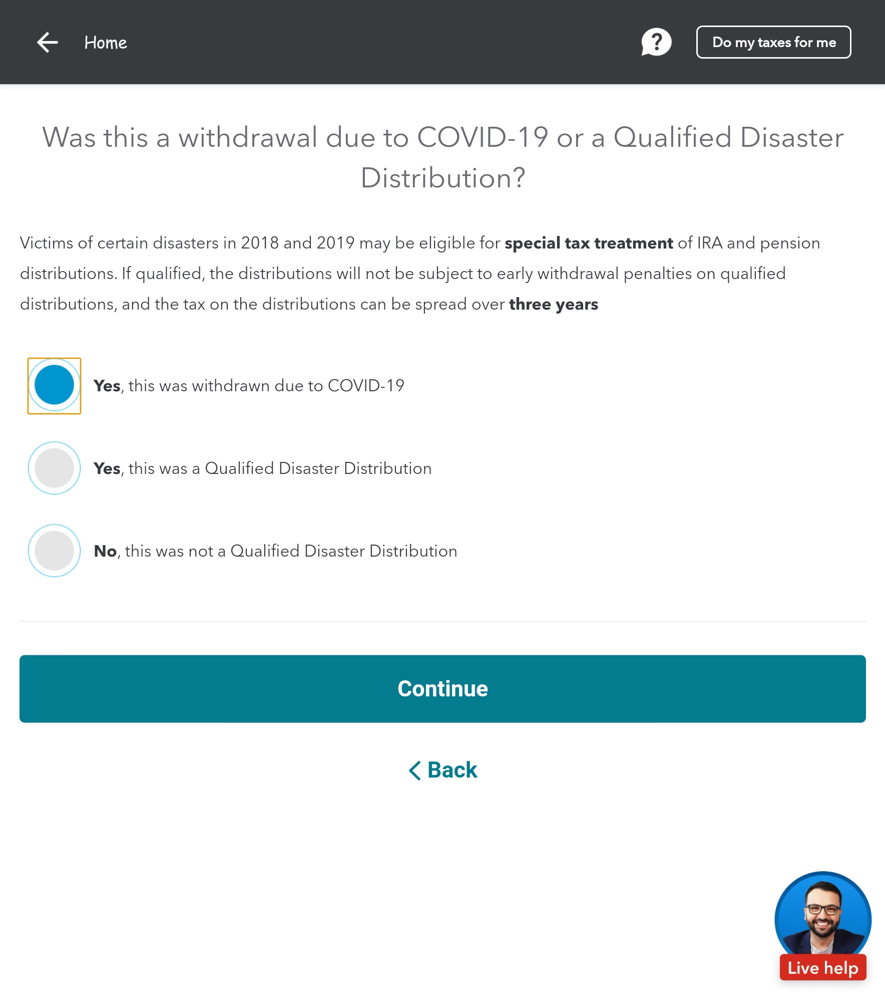 When will form 8915E 2020 be available in turbo tax? Page 23