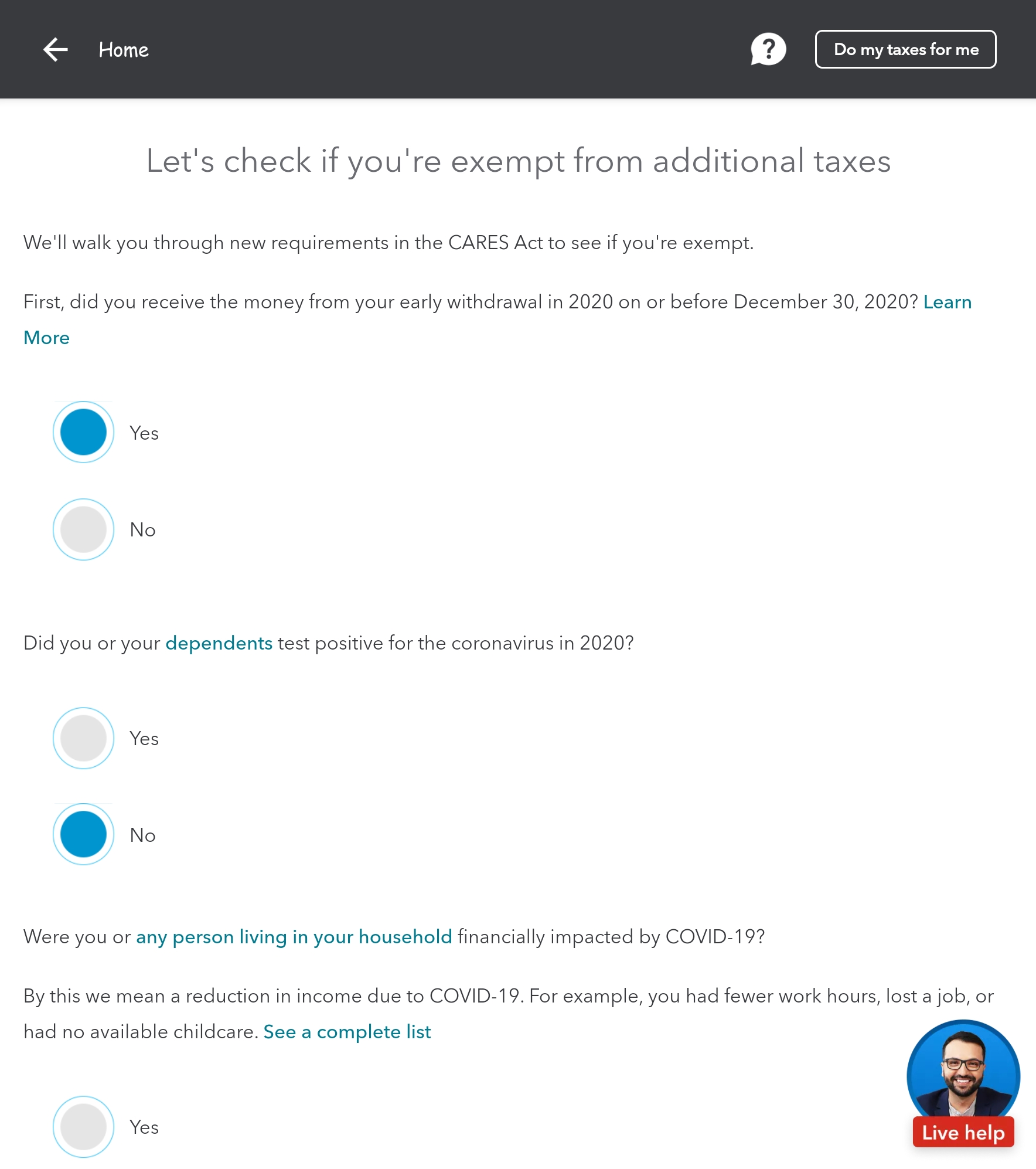 When will form 8915E 2020 be available in turbo t... Page 23